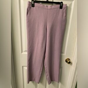 Alfred Dunner size 8 proportioned short lavender pants